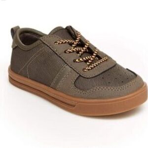 OshKosh B'gosh Brown Slip-on Sneakers Low-Top Design